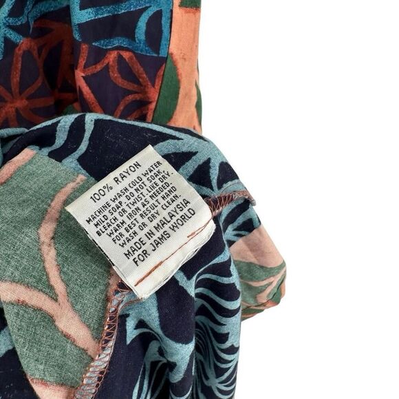 Jams World Jackie Dress Large Patina Mixed Media Shift Sleeveless #H - Picture 7 of 10